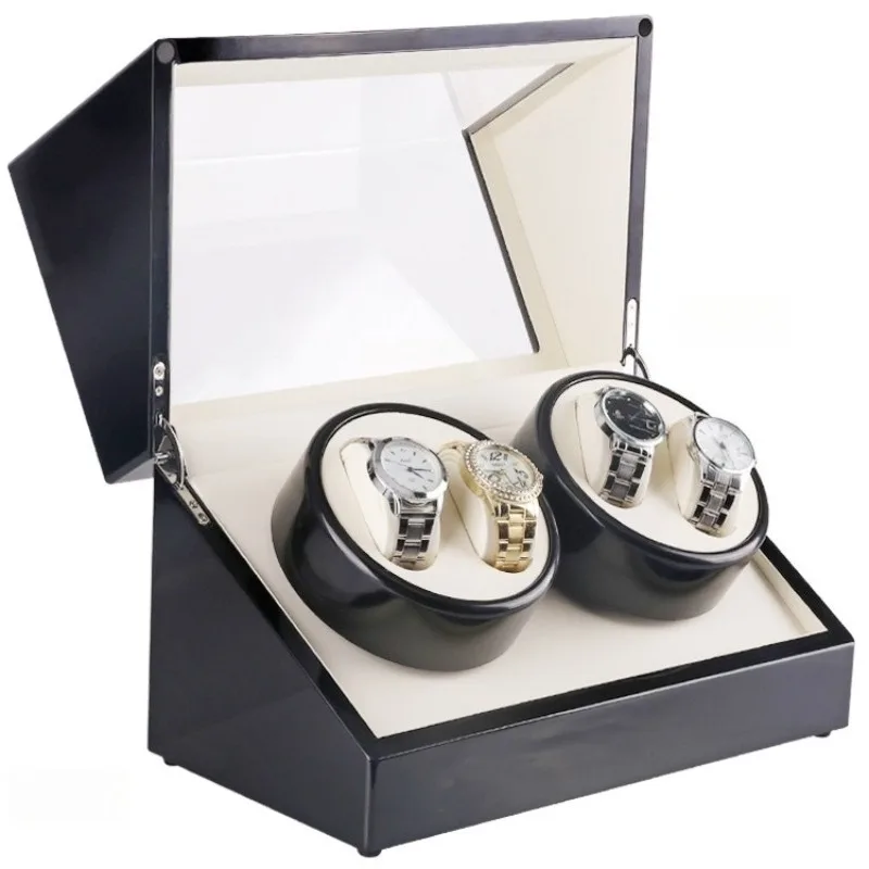 Motor electric rotating watch shaker wooden box automatic winding watch box wooden material, watch shaker
