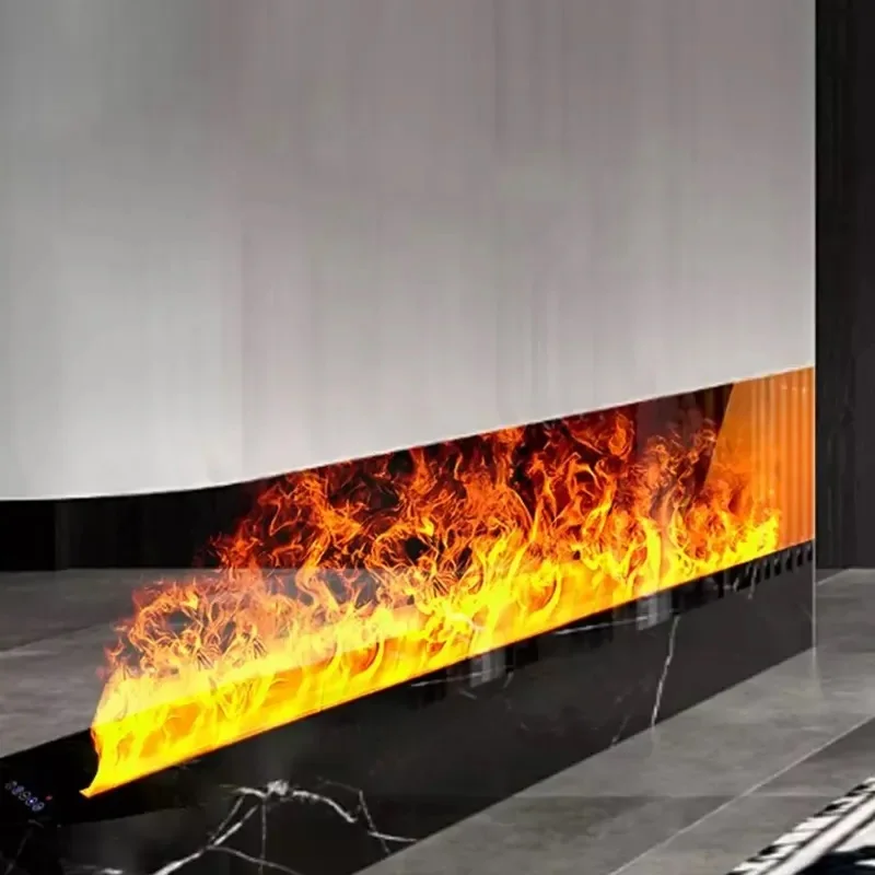 luxury steam vapor fire place inlet wall atomized water fogging decor flame fireplace 1500w