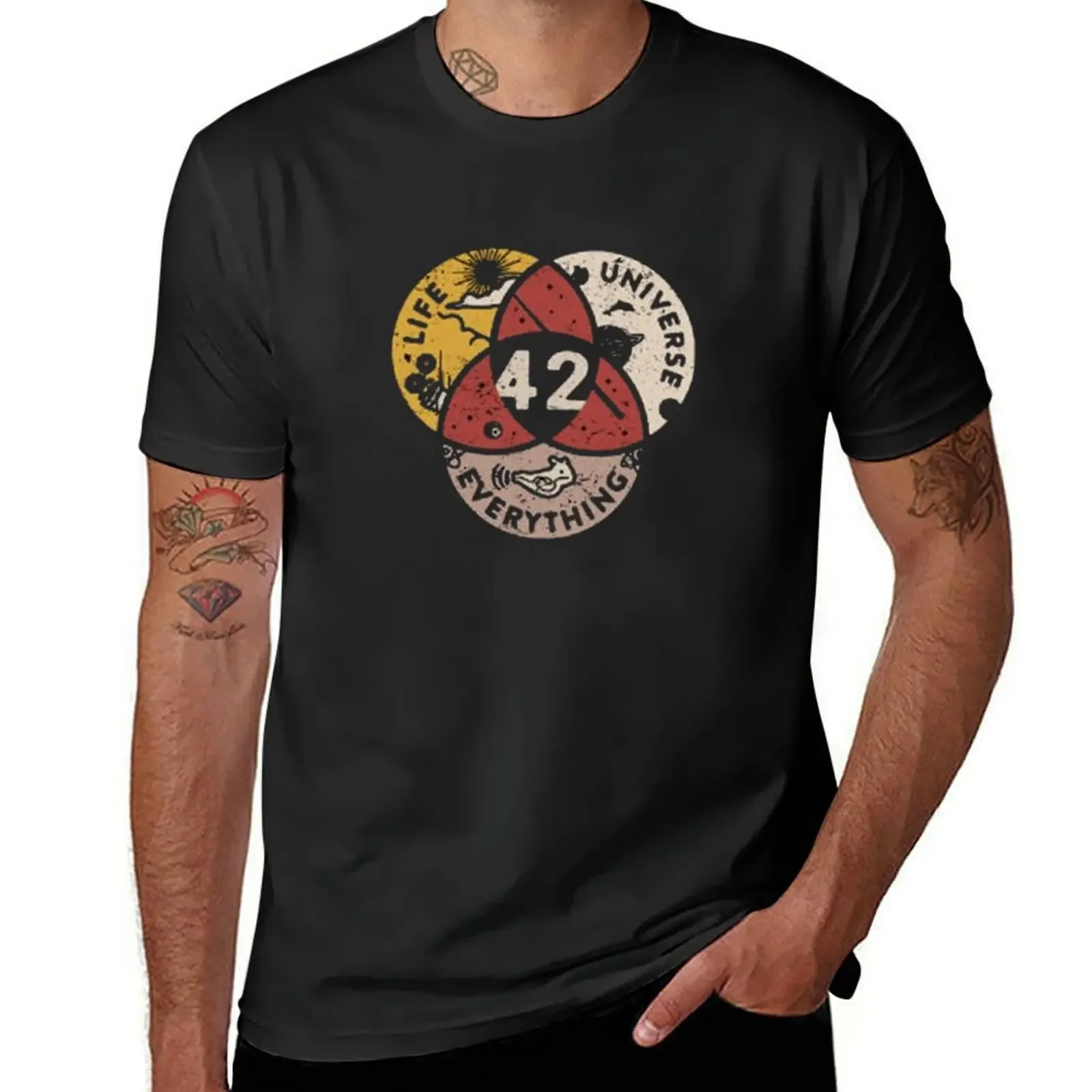 42 Answer to The Ultimate Question Of Life T-Shirt customs t shirts men