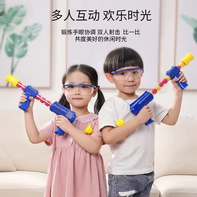 

Hit Me Duck Ah Children Parent-child Interactive Toy Kids Gun Aerodynamic Soft Shells Can Be Shooting Send To Your Baby