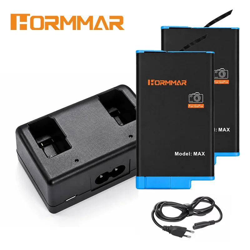 1600mah Battery For Go Pro MAX Batteries Charger For Gopro Max 360 Action Camera Batteries Accessories
