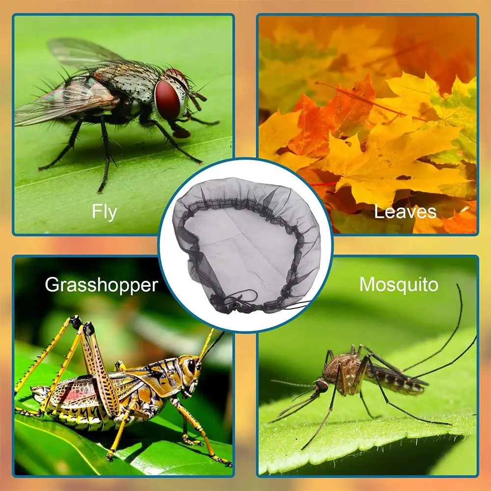 Mesh Netting Outdoor Mesh Cover Anti-insect Water Protection Water Collection Buckets Cover Rainwater Collection