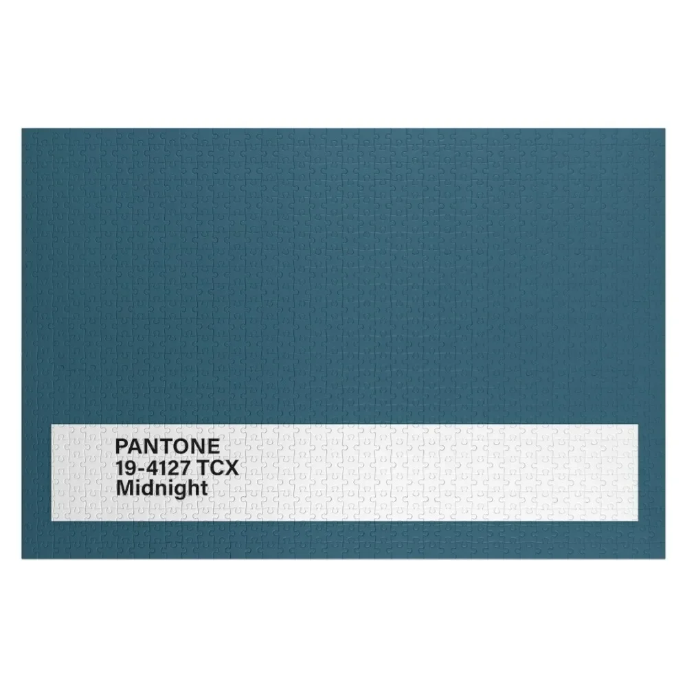 PANTONE 19-4127 TCX Midnight Jigsaw Puzzle Toddler Toys Custom Child Gift Puzzle