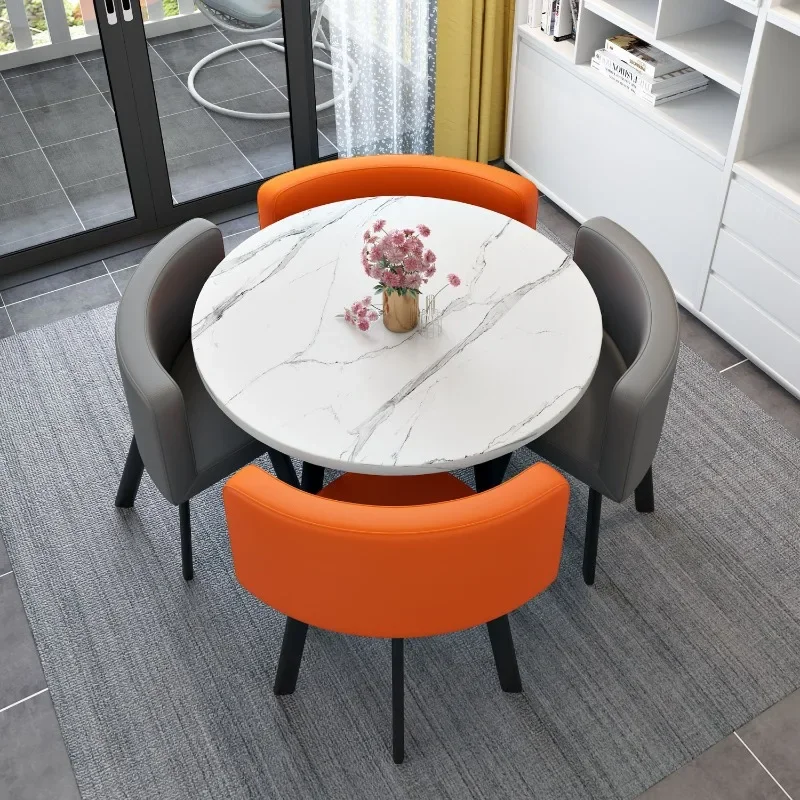 Negotiation guest table and chair combination small apartment dining table home