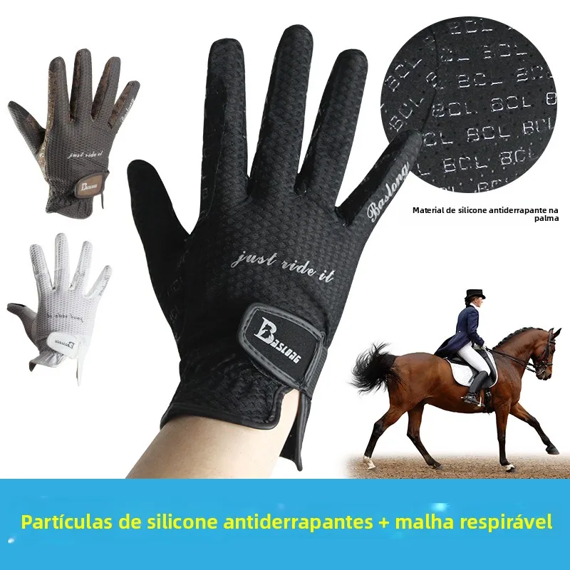 baslong-silicone-anti-slip-breathable-riding-gloves-knight-equipment-for-men-women-and-children-spring-autumn-season