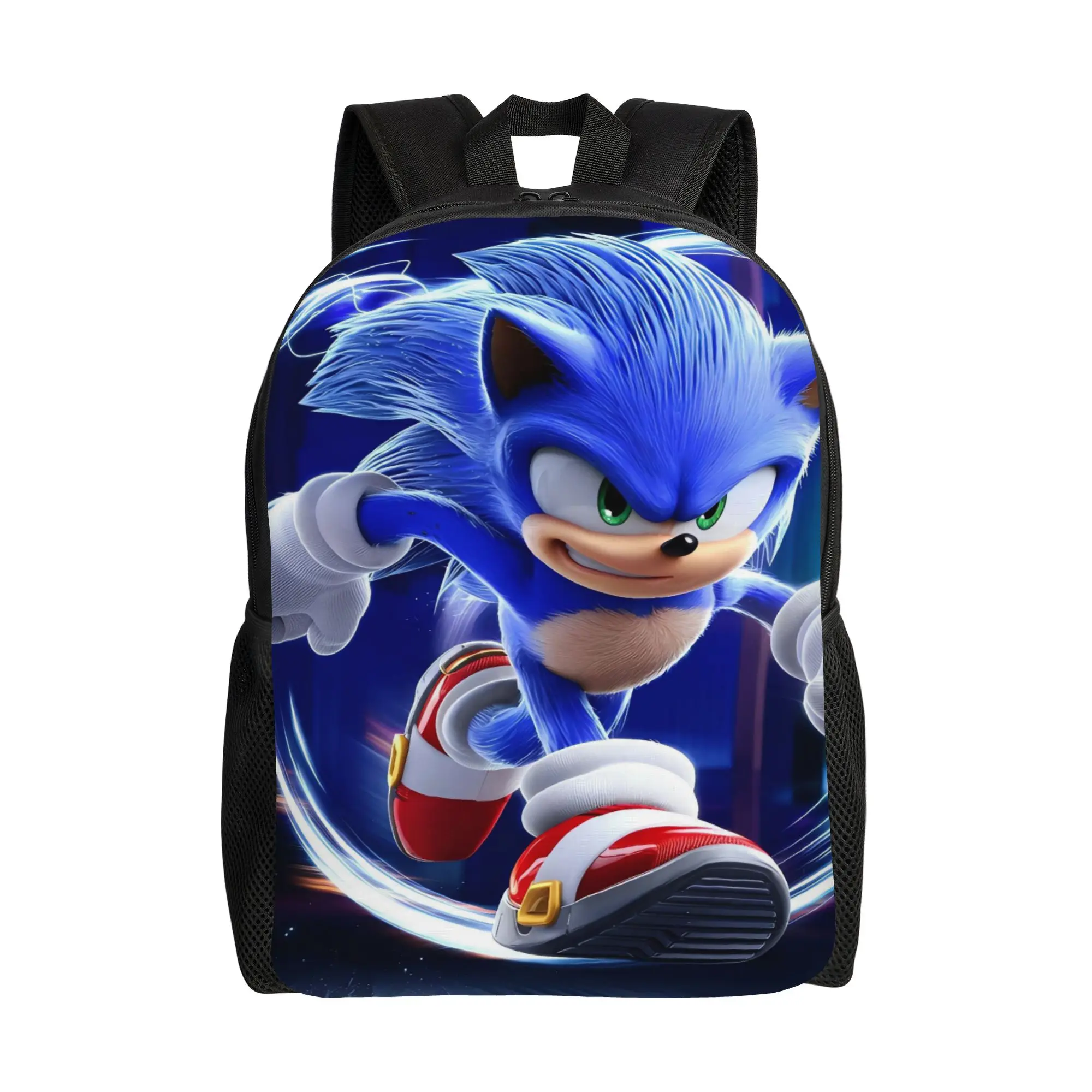 Sonices the H-Hedgehogs Backpack  Kawaii Backpacks Men College Big High School Bags Custom Rucksack