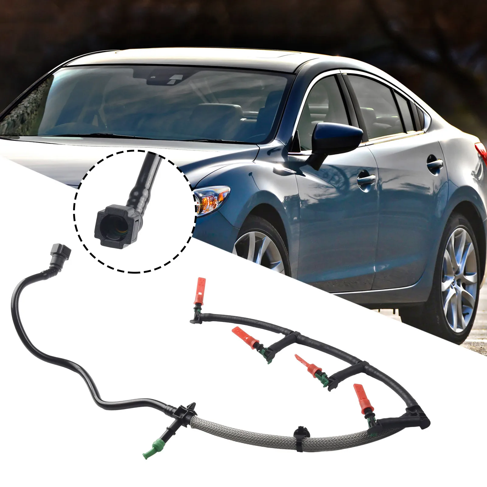 Overflow Hose Fuel Hose Car Fuel Overflow Hose No Assembly Required Plug-and-play 1756563 BB3Q9K022AG Brand New
