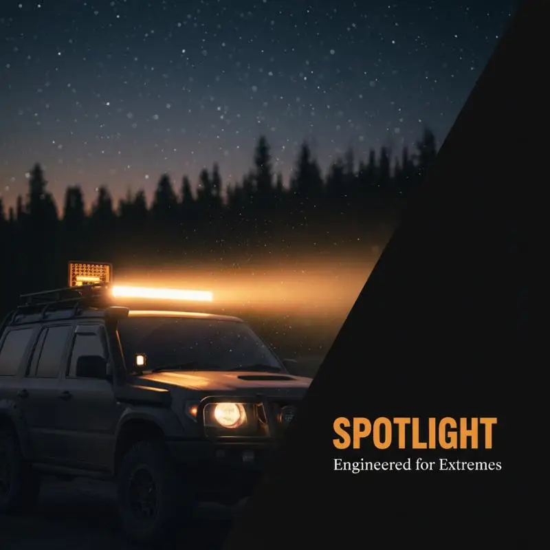 6000K Waterproof Led Spotlights for Cars High Brightness Headlights for Trucks Night Camping