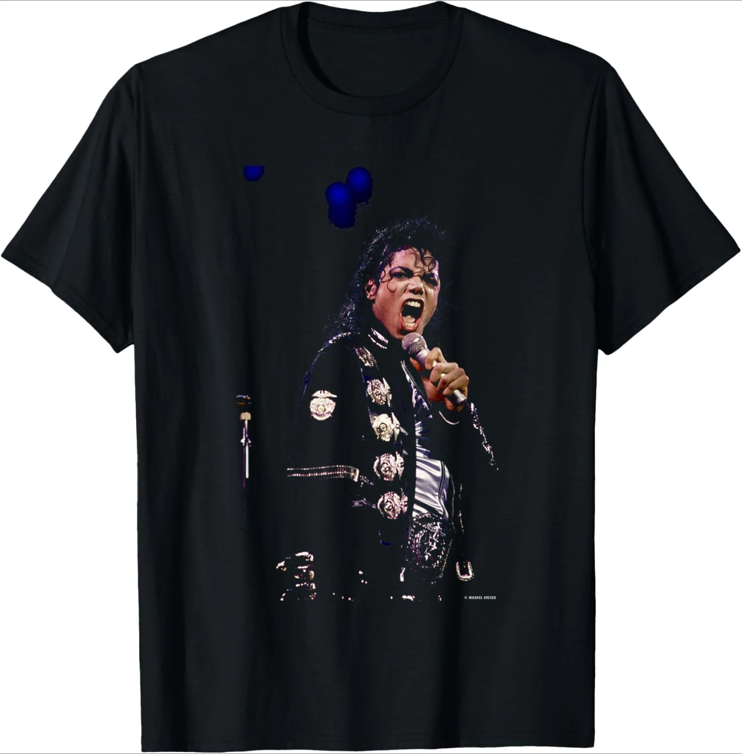 Michael Jackson Live Tour by pattern design-100% cotton summer O-neck short sleeve casual printed men's T-shirt.