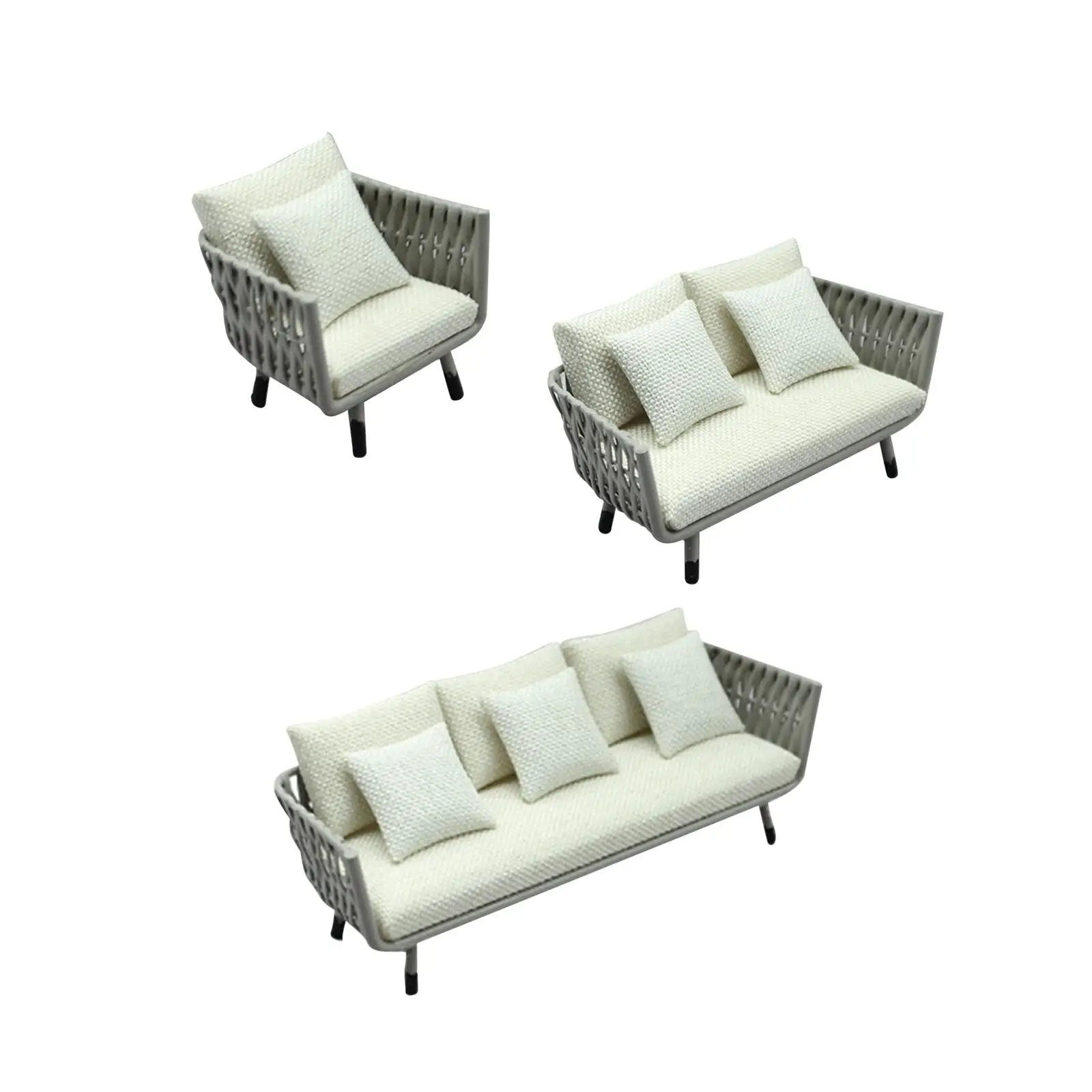 1/12 кукольный домик, диван для модели, украшение сцены, детали куклы BJD, подарки для детей