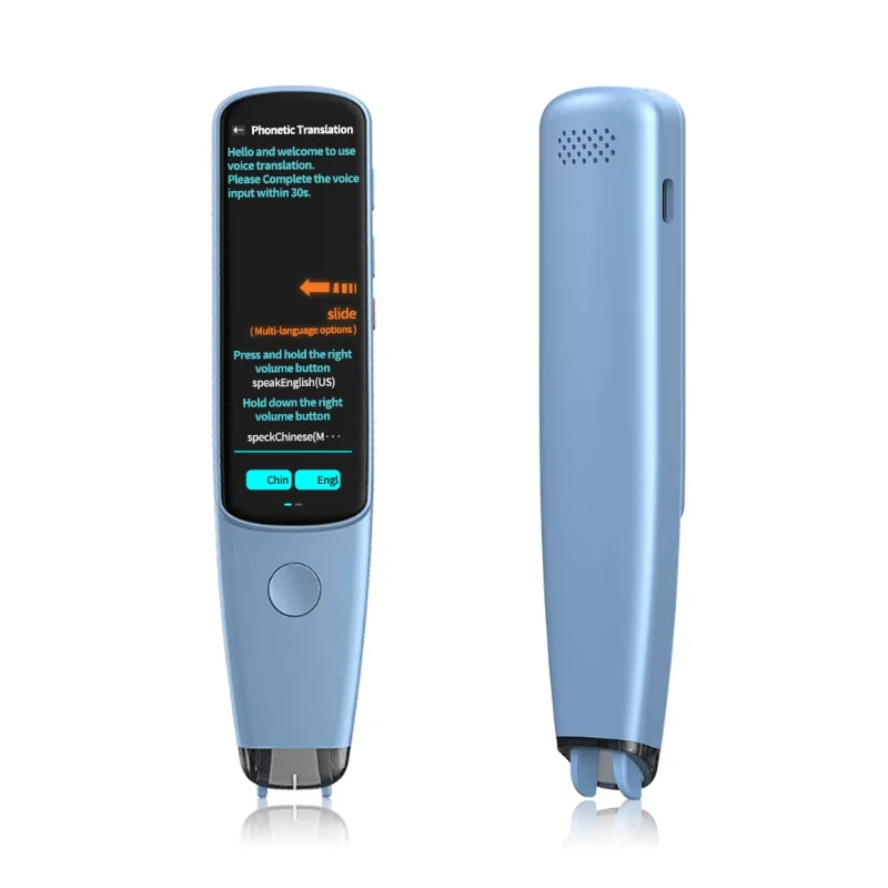 Digital Text Speech Translator Pen 2.98 Inch Pocket Size Online/Offline Multilingual Learning Travel Tools Electronic Dictionary