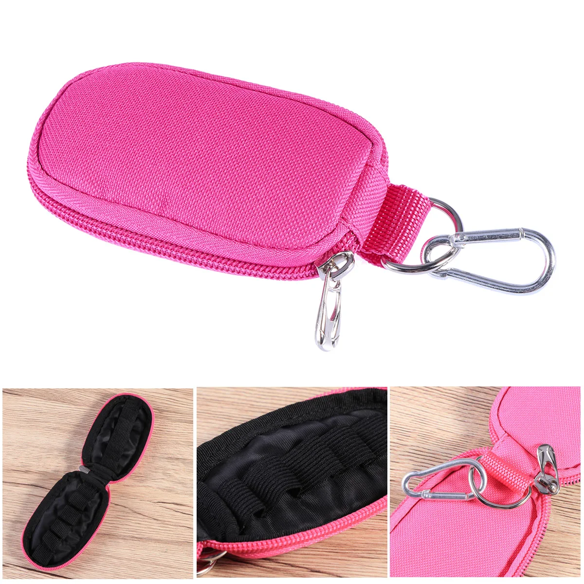 

Бутылка с эфирным маслом, упаковка для ключей, чехол на роликах, маленькая переноска для розовых продуктов, дорожная портативная сумка с ручкой, нетоксичный красивый дизайн, большой, безопасный