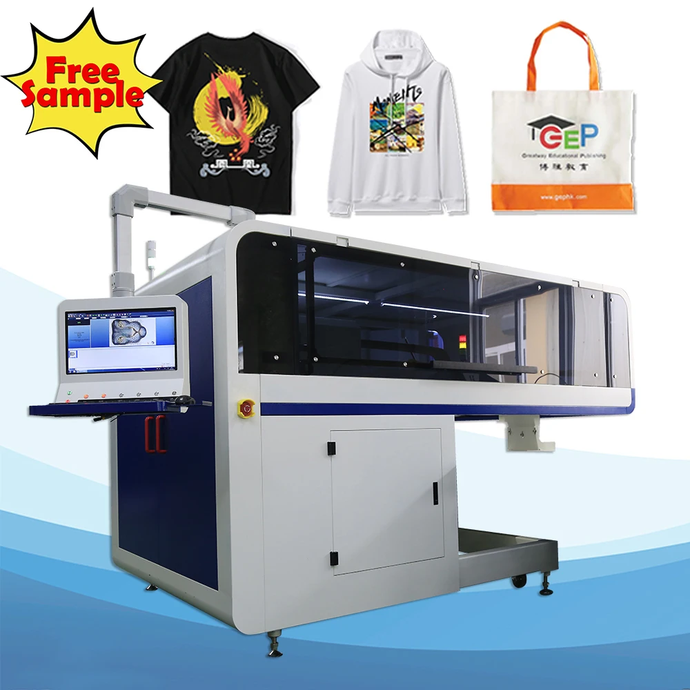 Factory Sales White Basis Automatic Screen Ricoh G5 Inkjet Digital Printer For T Shirt Clothes A2 A3 A4 Size Printing