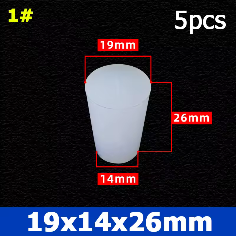 1-10pcs Food Grade Silicone Bottle Stopper Solid Rubber Plug Dia 8-110mm Hight 11-53mm For Wine Bottle Test Tube Glass Container - Image 51