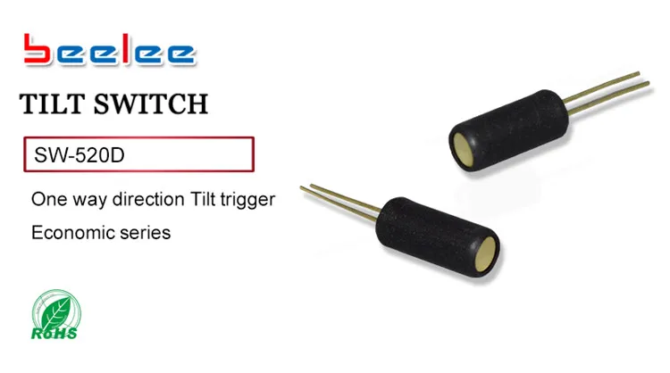 50PCS BeeLee SW-520 Non-mercury Smart Lighting Anti-fall Ball Tilt Switch Angle 15 Degree Shake The Vibration Switch