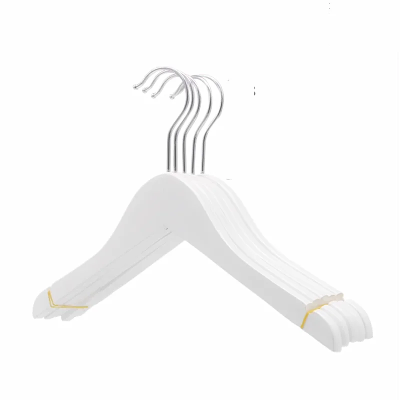 10Pcs/Lot Children Hangers For Clothes  Baby White Rack