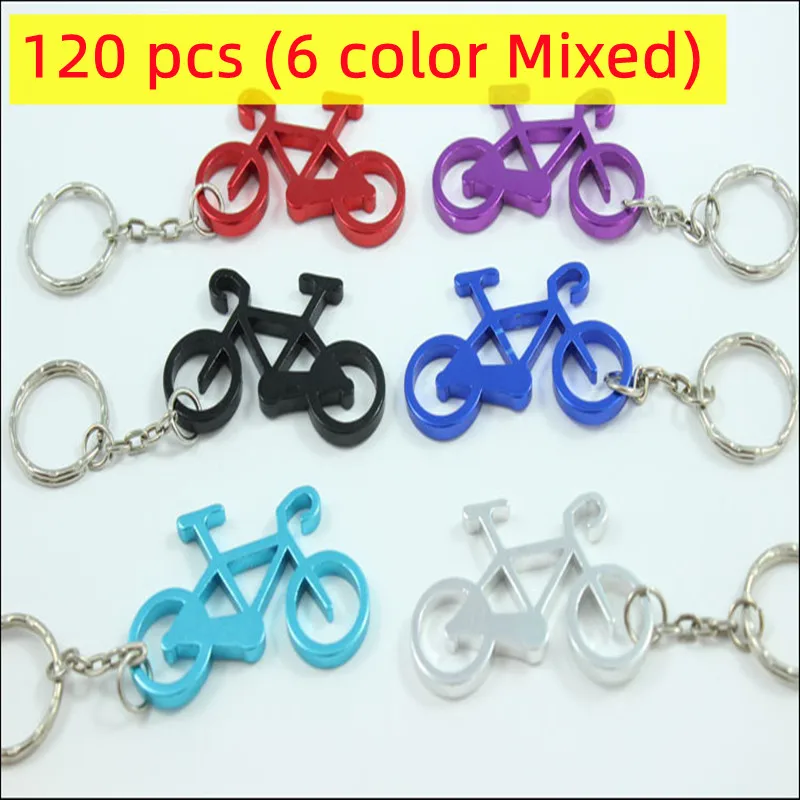 

120pcs Outdoor EDC Multi Bike Bicycle Keychain Bottle Wine Beer Opener Tool Muilti Colors Keyring