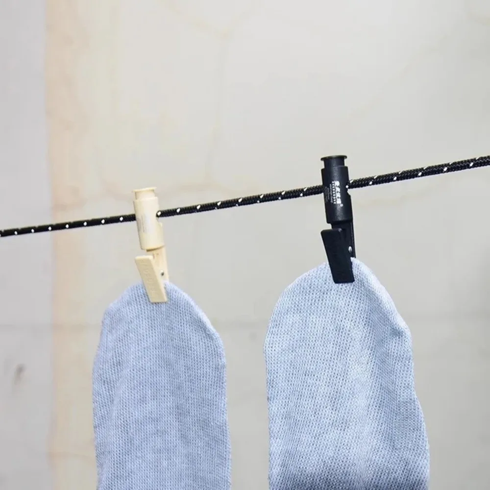 2 Pinzas de Sujeción para Tendedero, Mini Pinzas de Nylon para Exteriores, Pinzas Multifuncionales Resistentes al Viento para Camping