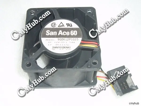 For SANYO DENKI 9G0612P1G15 DC12V 1.54A 6038 6CM 60mm 60x60x38mm 4Pin 4Wire Cooling Fan 9G0612P1G15