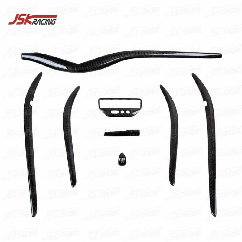 

BLACK CARBON FIBER INTERIORS ( 8 PCS ) For MASERATI GRANTURISMO GRANCABRIO GT GC GTS