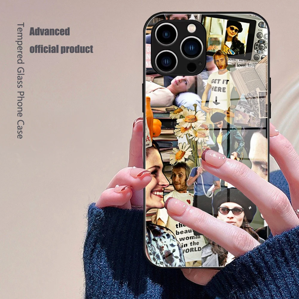 For IPhone 15 Notting Hill Movie Phone Case Glass for IPhone 13 14 12 11Pro XR XS MAX 14 Plus SE Pro Design Glass Cover