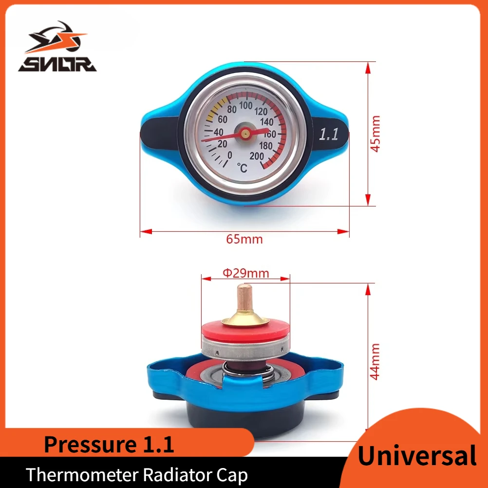 

SNOR автомобильный мотоцикл термостат крышка радиатора крышка бака датчик температуры воды дисплей 1,1 для KTM HONDA KAWASAKI SUZUKI YAMAHA