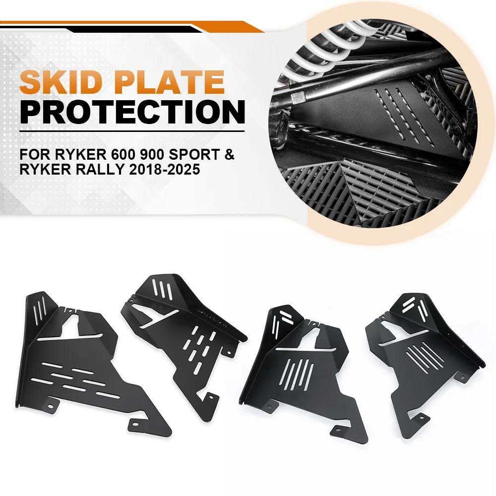 

2018-2025 Ryker 600 900 Sport & Ryker Rally Edition FOR Can-Am 2024 2023 Front Splash Guards Protector A-Arm Protectors Aluminum