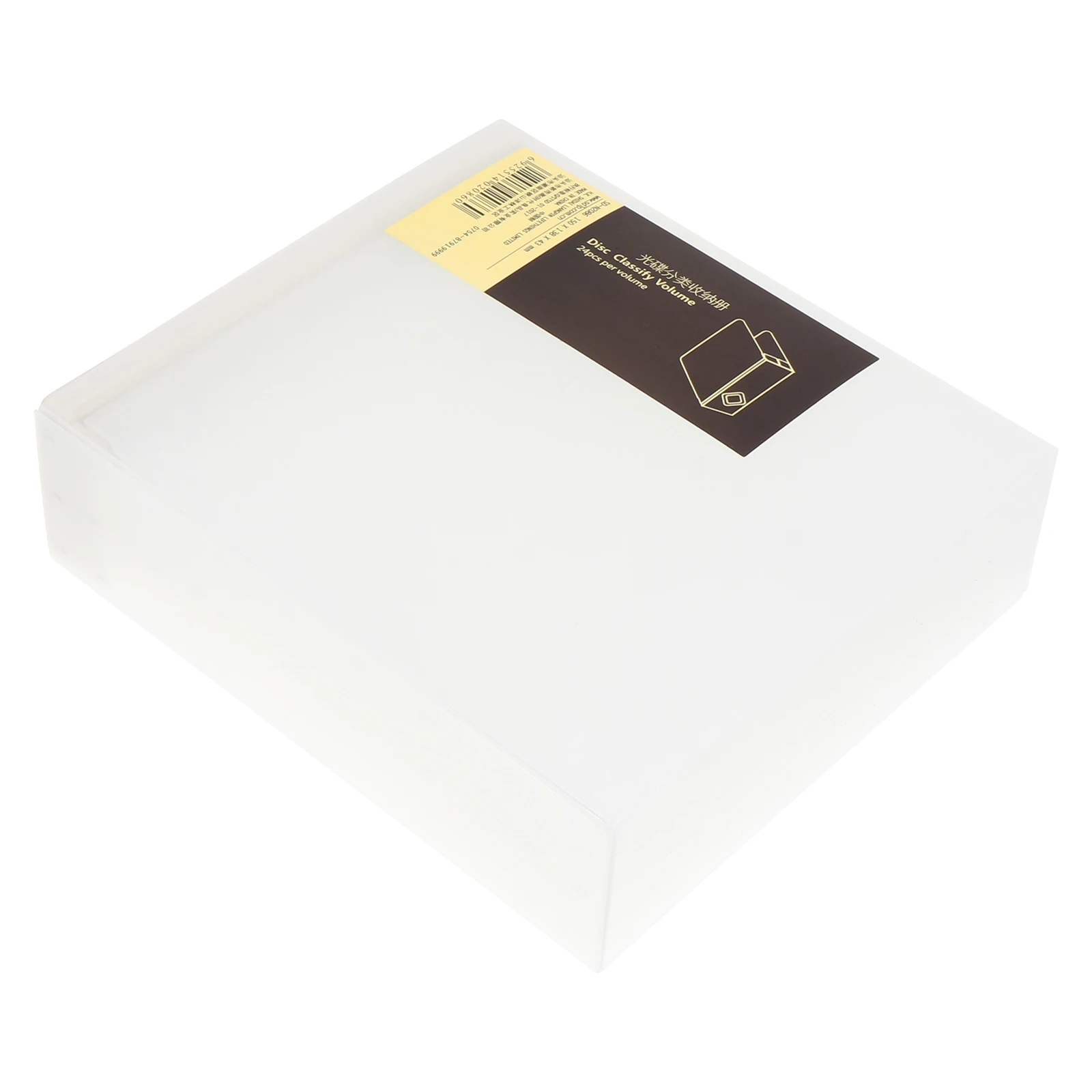 

Holder CD Storage Box Disc Plastic Disks Case Dvd White Non-woven Fabric Optical