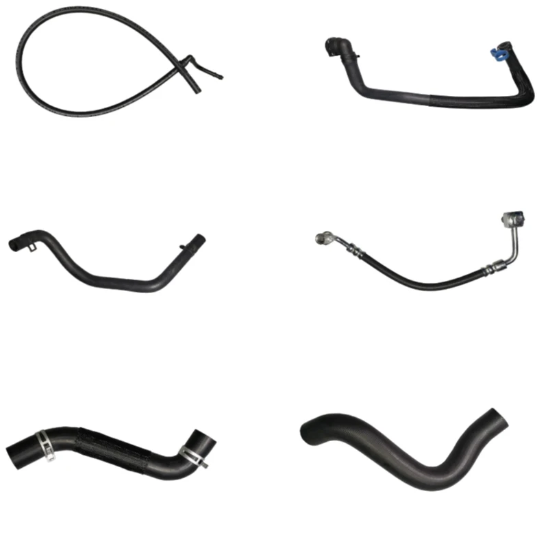 Cooling recovery liquid storage tank outlet hose Radiator outlet hose Hose assembly Front brake pipeline Radiator inlet hose Aux