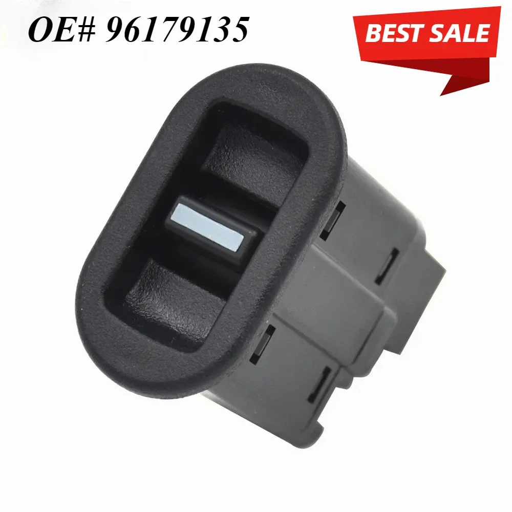 

Single Power Window Switch Black Control Button For DAEWOO LANOS PRINCE CIELO OE: 96179135