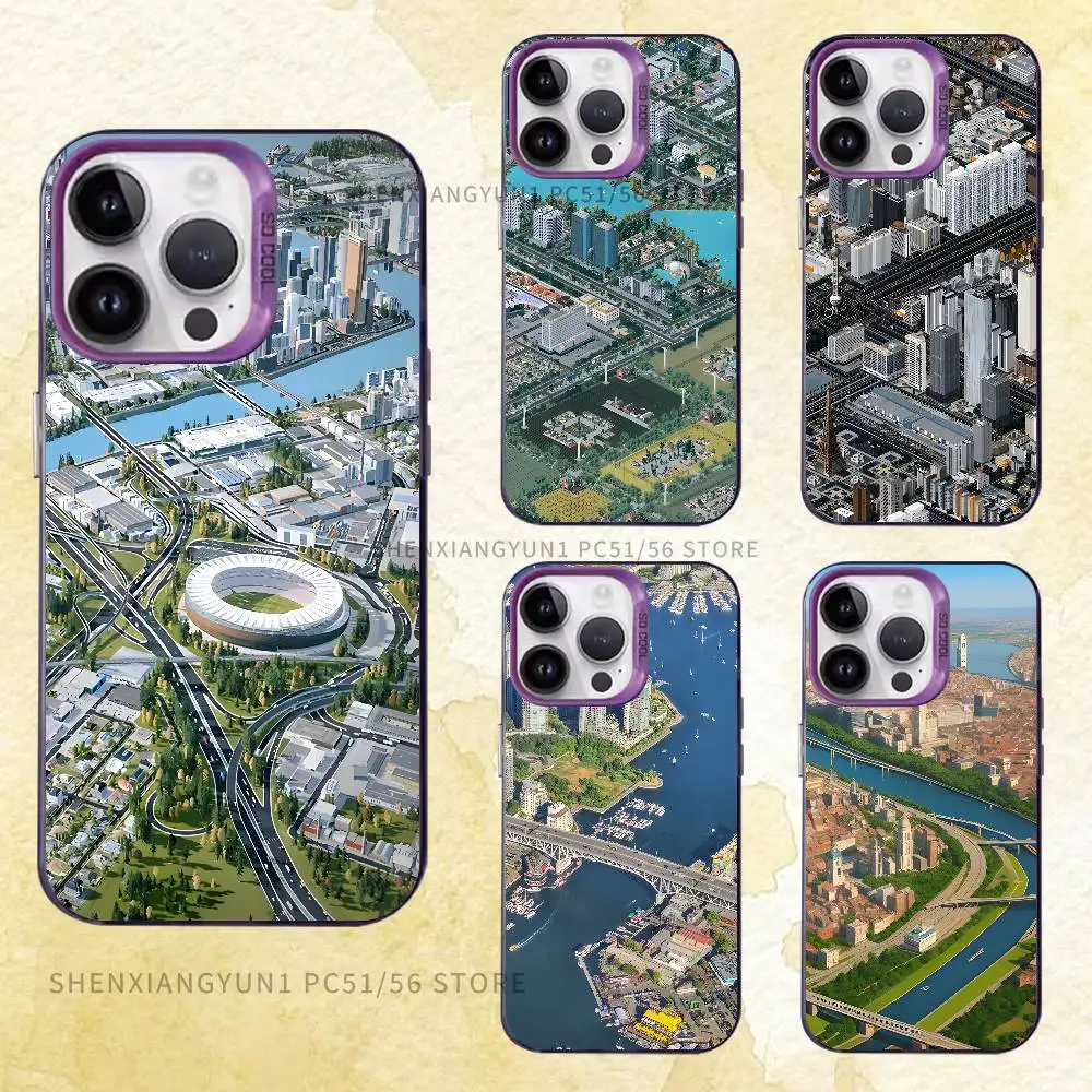 

Skylines City Phone Case For IPhone 17 16e 16 15 14 13 12 11 Pro Max X XS MAX Back Cover