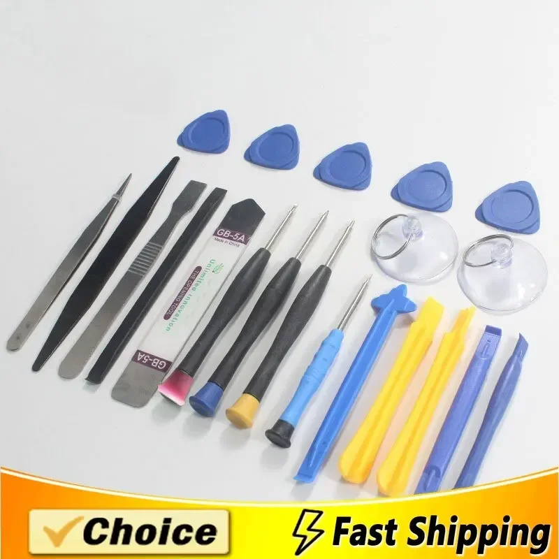 21 in 1 Mobile Phone Repair Tools Disassemble Repair Kit for iPhone Screwdriver Combination Skid Multi Function Disassembly Set