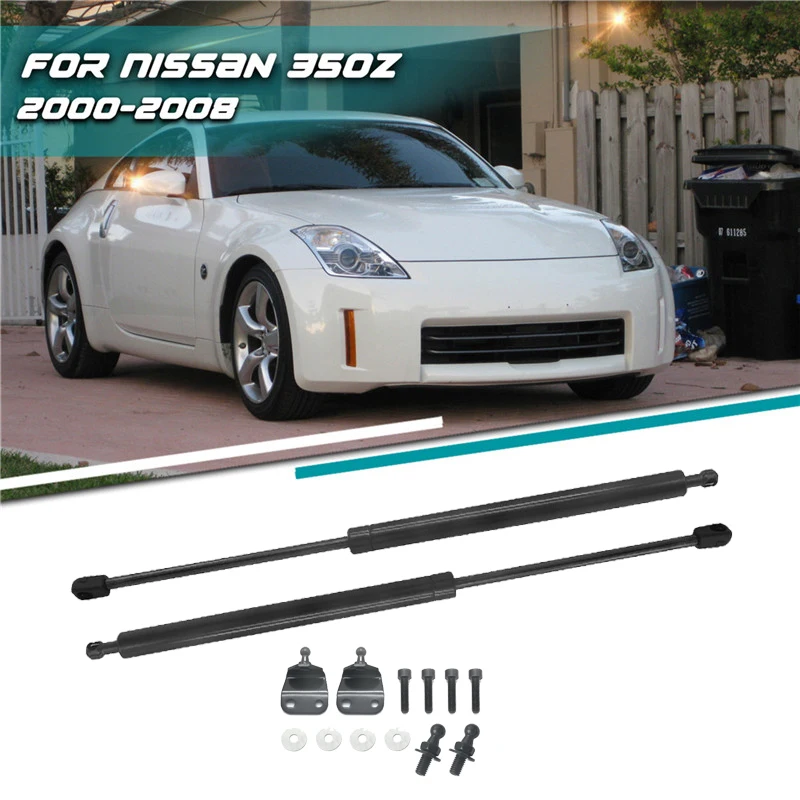 

2Pcs/set For Nissan 350Z 35th 2003 2004 2005 2006 2007 2008 2009 Rear Trunk Gas Lift Supports Rod Struts Car Accessories