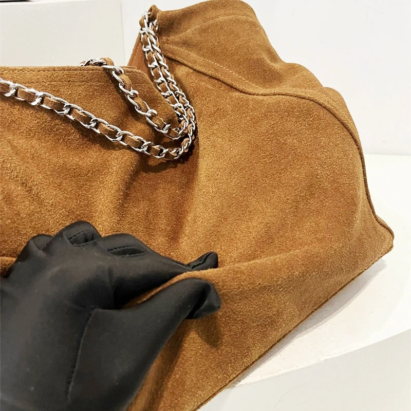 حقائب يد جلدية أصلية مخصصة بأحرف أولى للنساء، حقائب يد ومحافظ فاخرة بتصميم جديد 2026 من جلد البقر الطبيعي، حقيبة كتف كبيرة الحجم بحزام سلسلة تحت الإبط جودة عالية ًالشحن مجانا وصول الشحن السريع #6