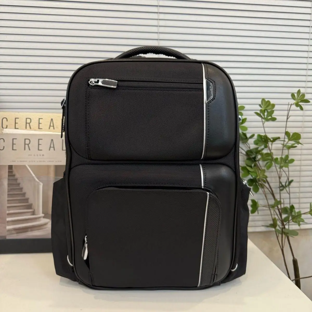 

Мужской повседневный рюкзак, многофункциональный, обтекаемый, с цветовыми блоками, для ноутбука, 25503014