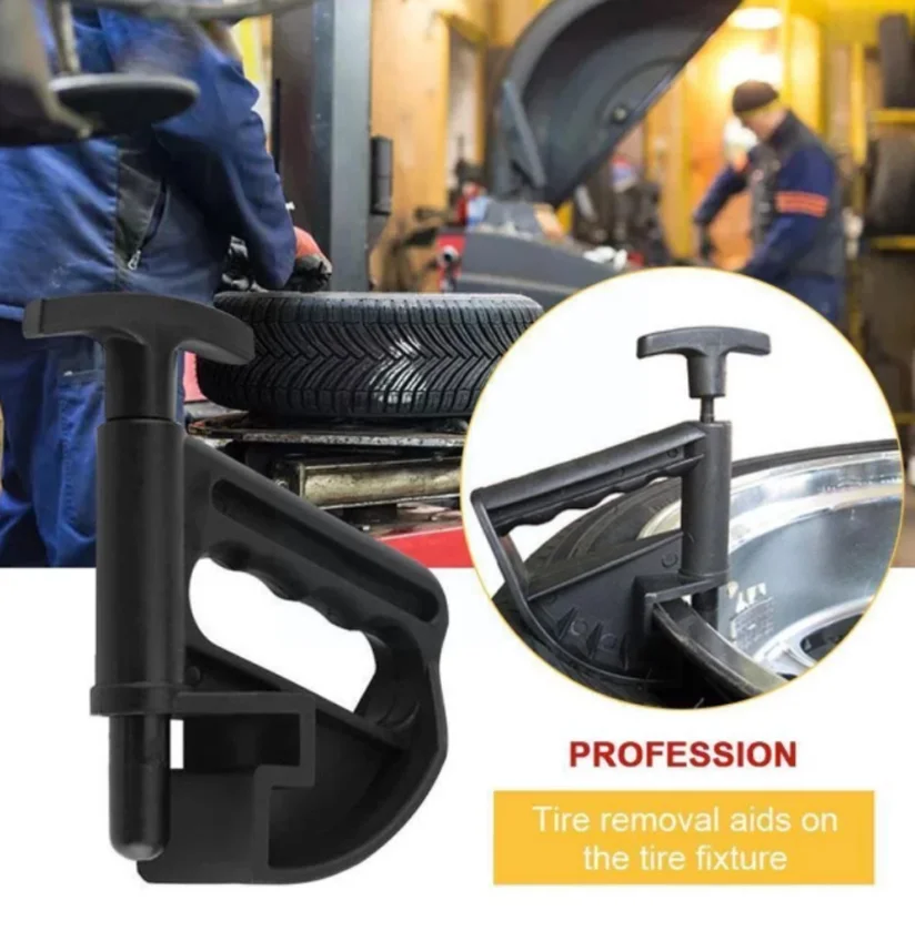 Tyre Machine Bead Pressing Car Tire Changer Bead Clamp Rim Clamp Adaptor Black Pry Wheel Changing Helper