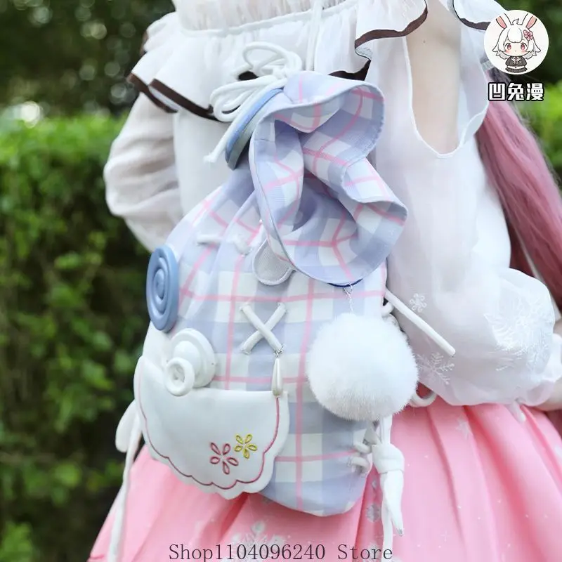 

Infinity Nikki Anime Cosplay Schoolbag Male Female Shoulders Backpack Cloth Bag Halloween Mascot Student Fans Gift