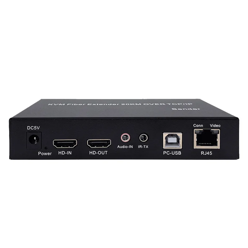 4K60 hd mi  KVM Fiber Extender Long-distance Fiber Video Transmission USB Device One Pair