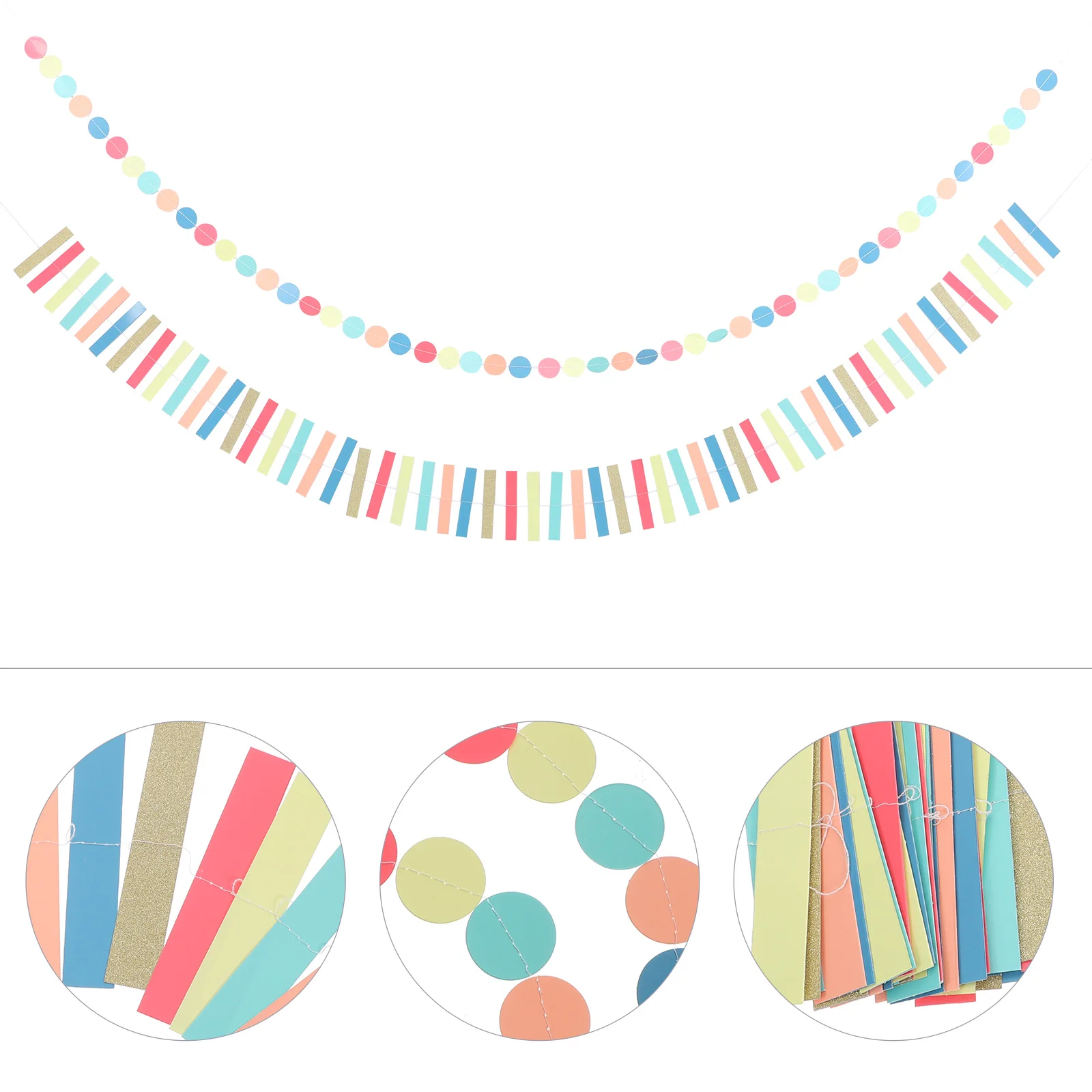 

2Pcs Paper Decor Space Birthday Decorations Colorful Decorations for Classroom Party Space Birthday Streamers