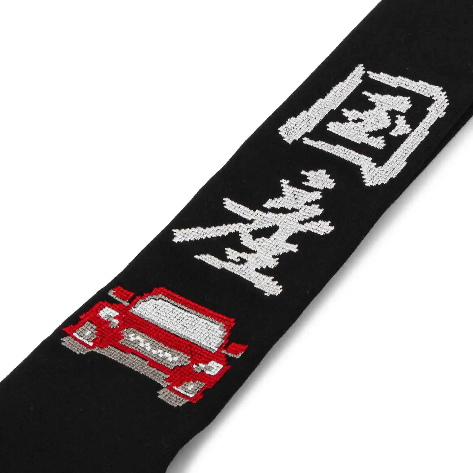 TOP-YAMAMOTO Japanese Original Domestic Wool Tie Men's Trendy Domestic Small TV Head Embroidered Tie