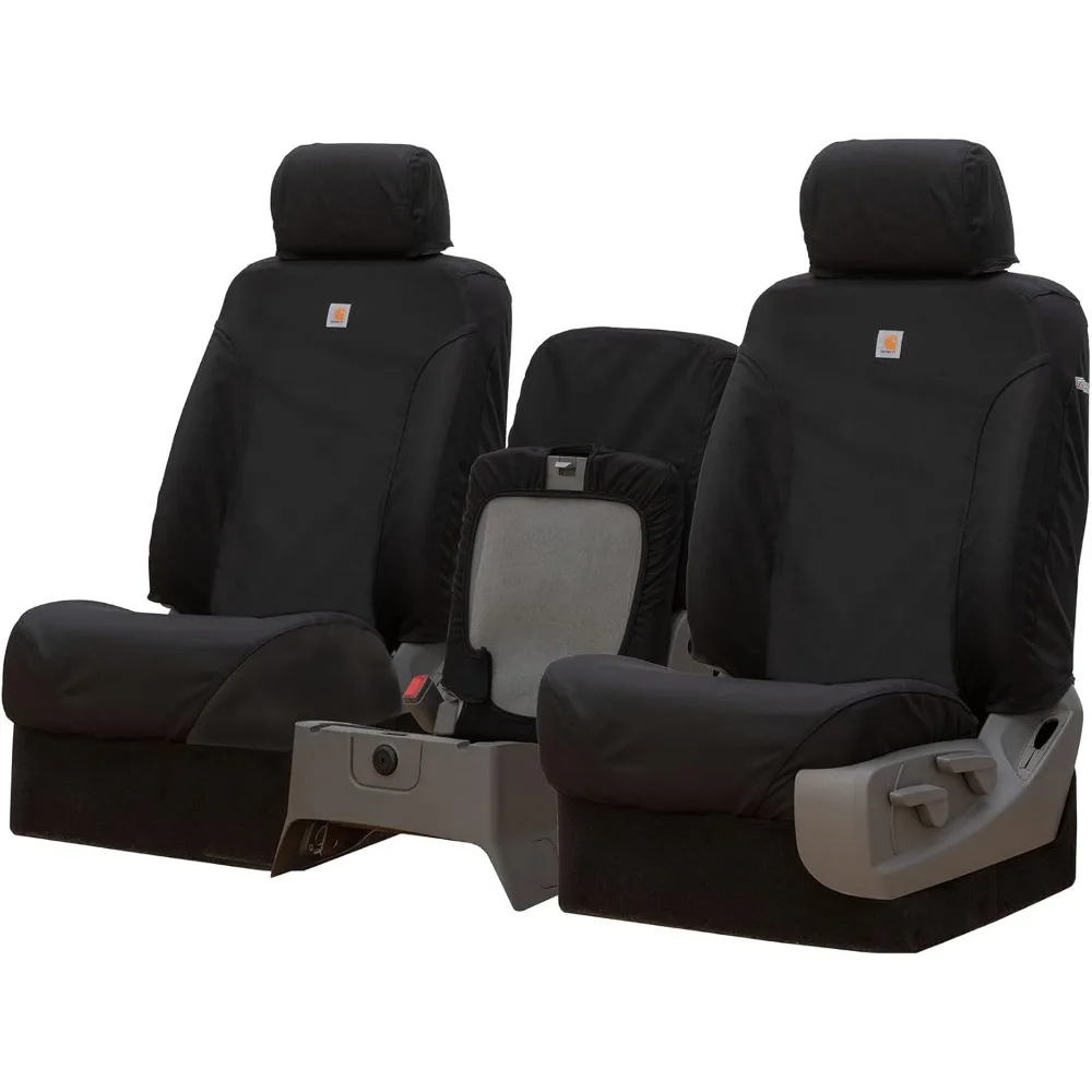 Niestandardowe pokrowce na siedzenia Carhartt Super Dux do modeli Chevrolet Silverado i GMC Sierra 1500 z lat 2019-2025
