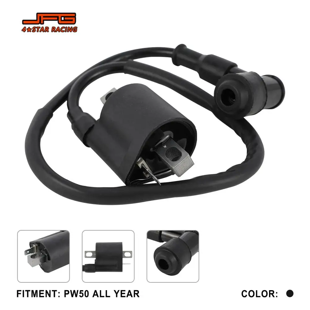 شرارة التوصيل ملف الإشعال مجموعة دراجة نارية الملحقات لياماها PW50 PW 80 طوال العام على الطرق الوعرة الترابية دراجة الطرق غير الممهدة موتوكروس #1