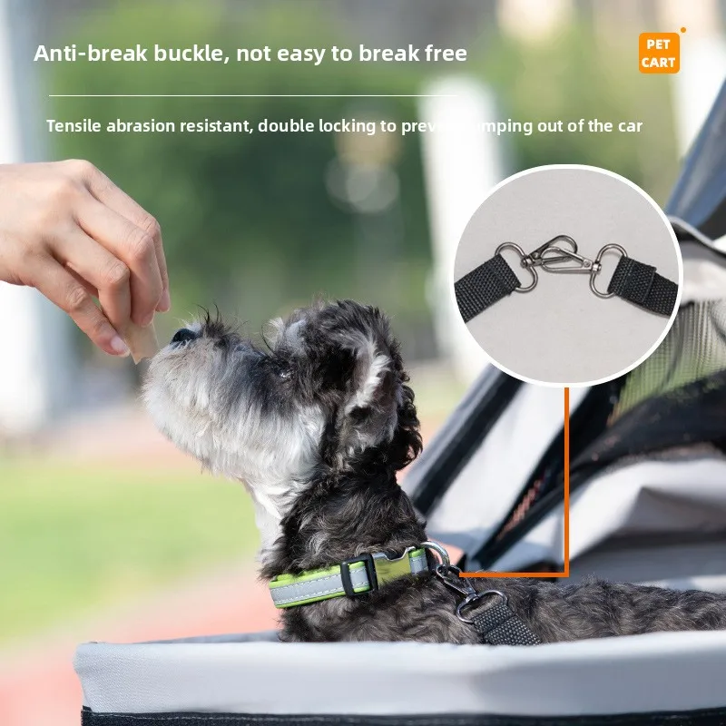 Pet Stroller Lightweight Foldable Compact Small Dogs Cats Outdoor Travel Pet Stroller Dog Cart Outdoor Pet Stroller Dog Trolley