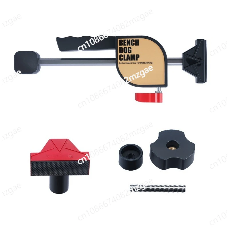 

Woodworking table fixing clamp set Quick desktop clamp Worktable auxiliary holder with 19mm tenon