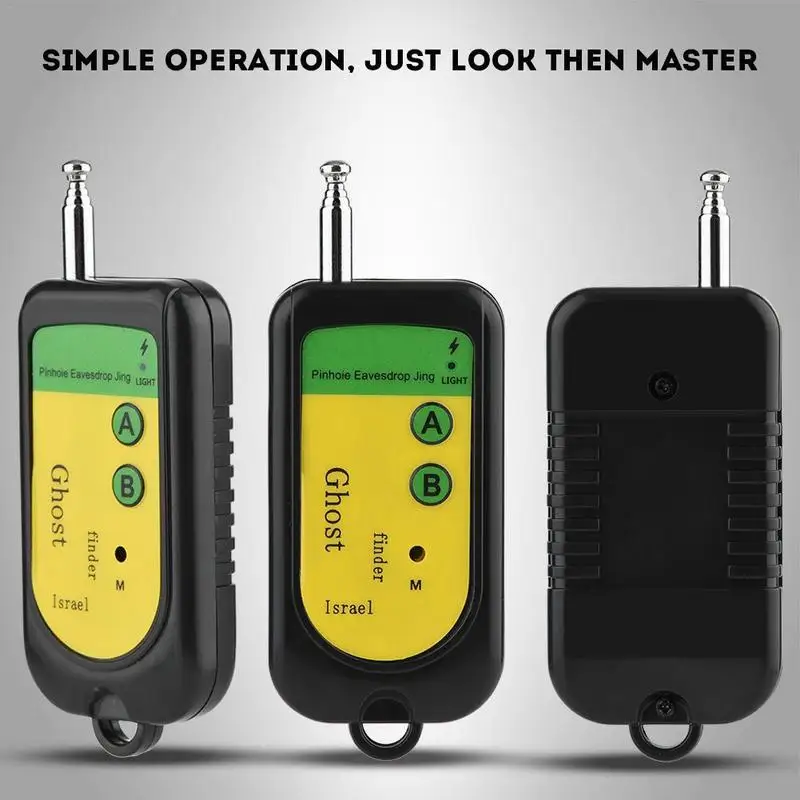 Wireless RF Signal Detector Bugs GPS Camera Signal Detection GPS Tracker Camera Eavesdropping Finder Device