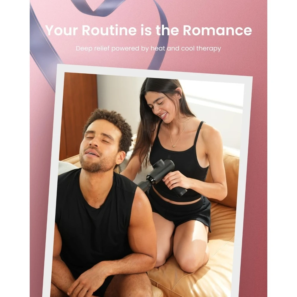 

Active Thermacool 2 Heat Cold Massage Gun Deep Tissue Percussion Muscle Massager Handheld Neck Back Pain Relief HSA FSA