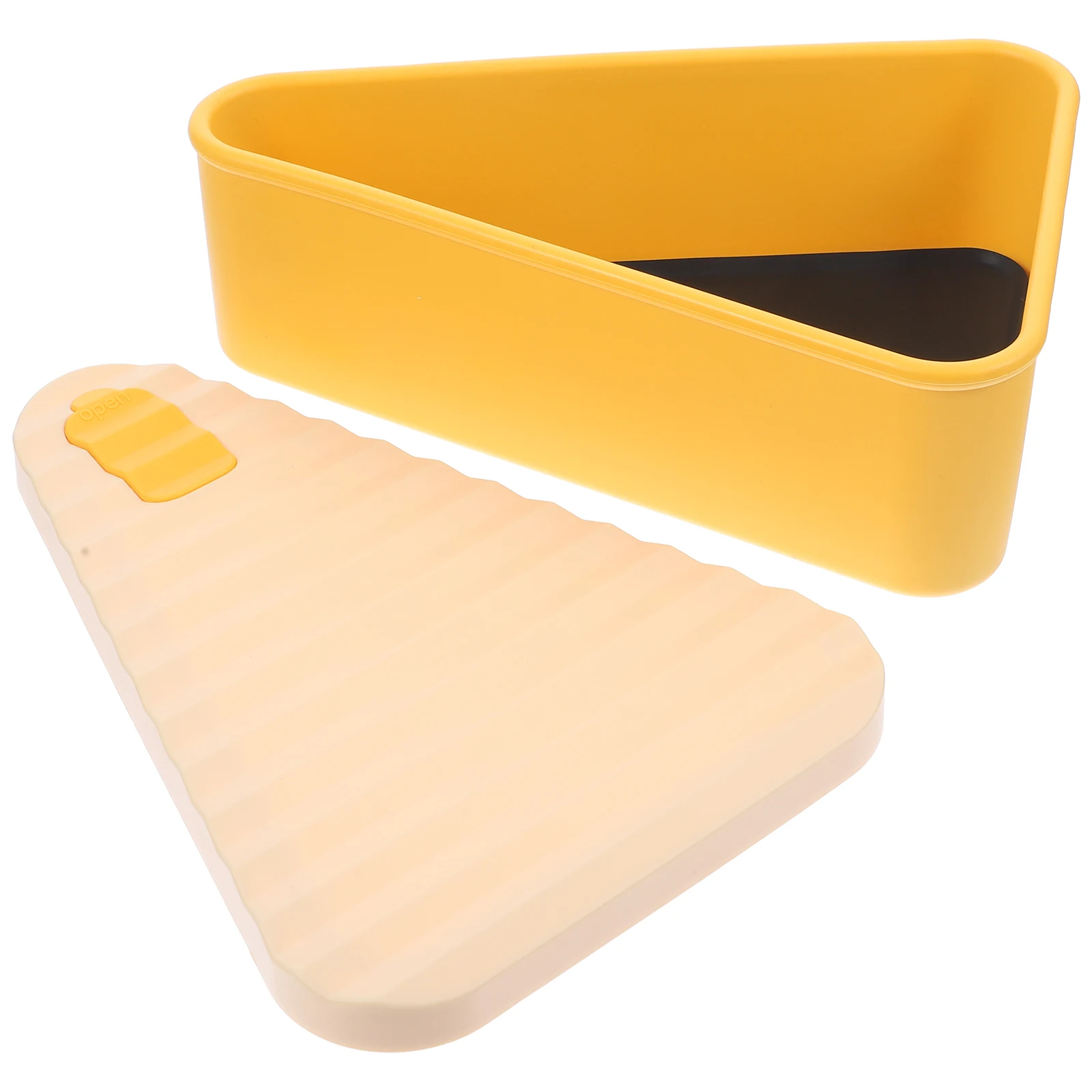 

Silicone Pizza Box Containers for Party Slice Restaurant Supply Multi Function Food Storage Keeps Fresh Take Out Container Boxes