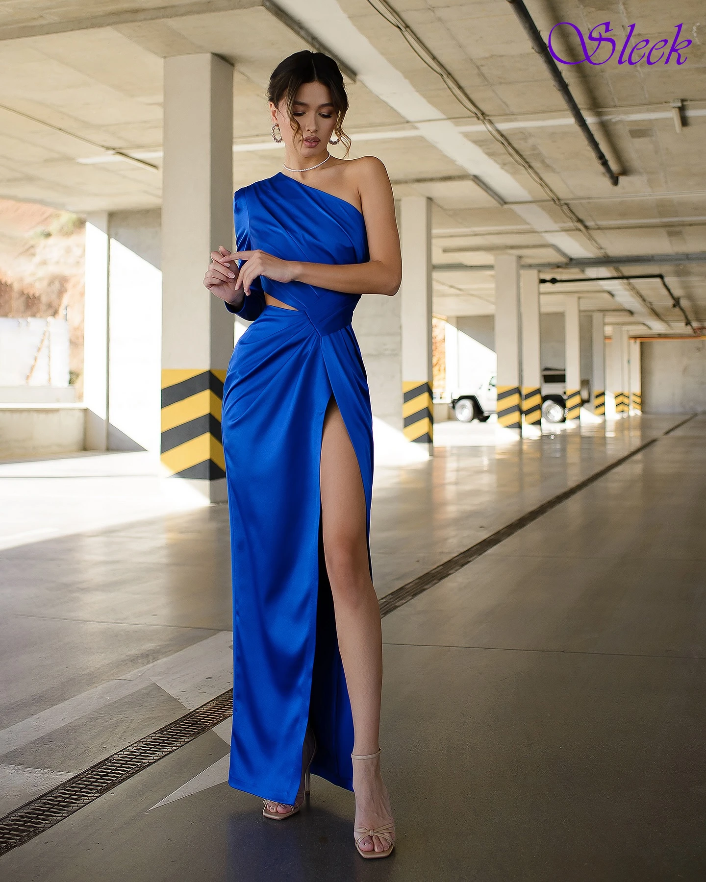 

Customized Straight One Shoulder Elegant Formal Evening Dress and Temperament Celebrity Gowns High Quality Delicate Party Dress