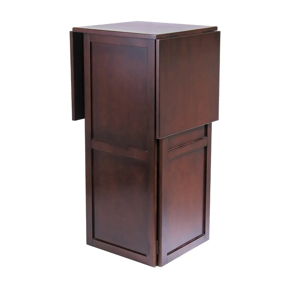 

Newport 40.16 x 50 x 17.87-Inch Wood Expandable Counter Wine Bar, Antique Walnut (94350), Customized