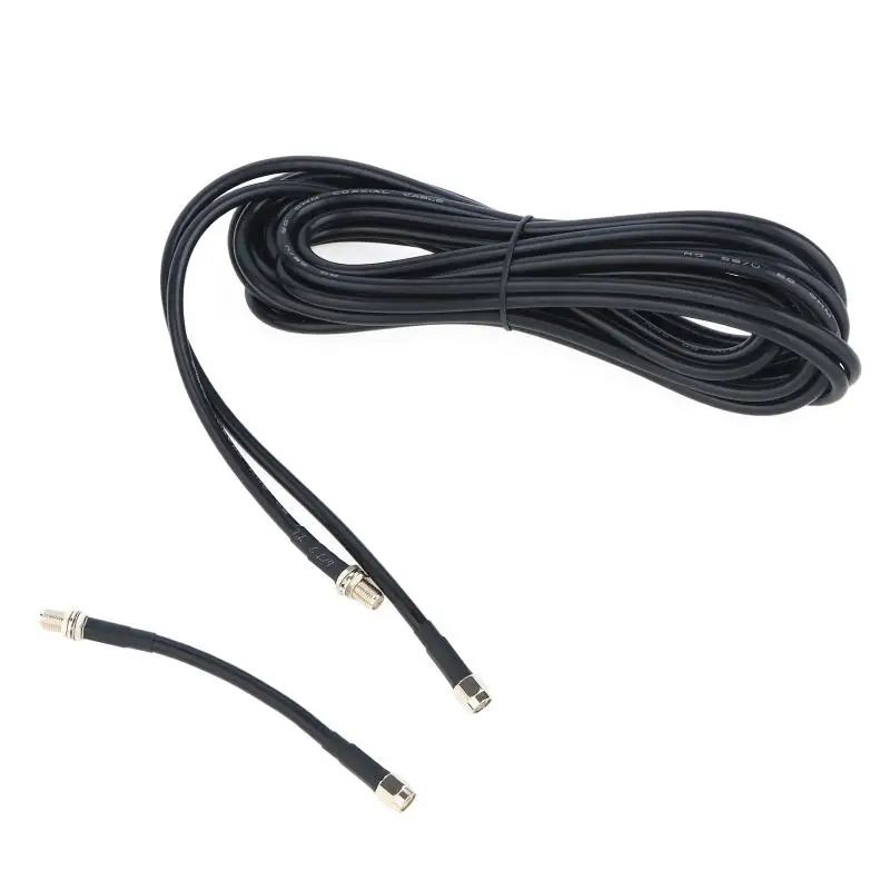 1Pcs RG58 Coaxial Wire Connector SMA Male to SMA Female Low Loss for 4G LTE Antenna Signal Amplifier Connection